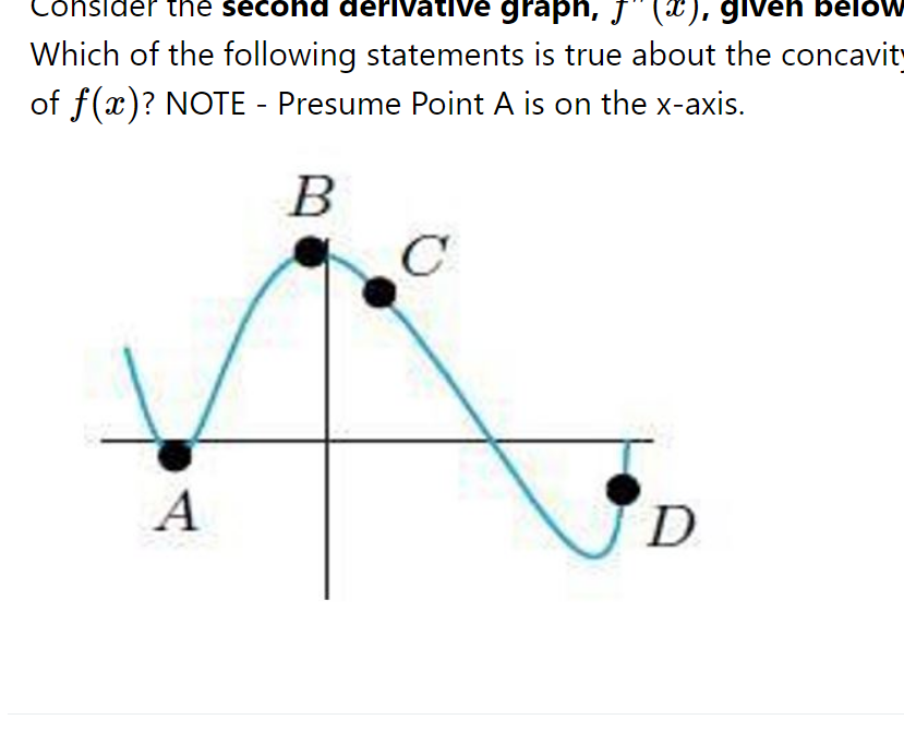 NOTE - Presume Point A is on the x-axis. B C A