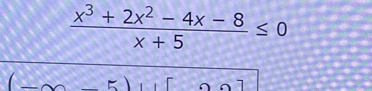 2x2 - 4x - 8 X + 5 7