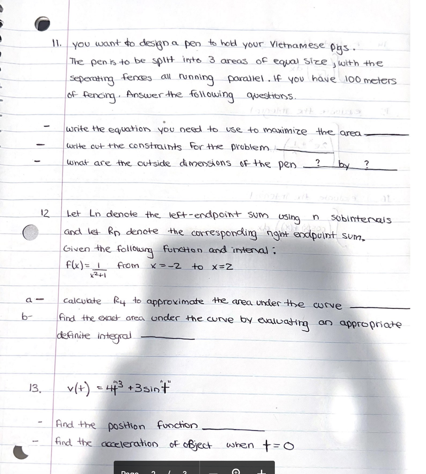 x 2 + X 2 Evaluate the limit ( 2X -1 )