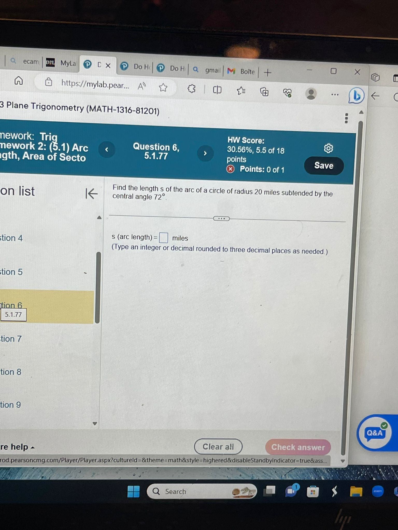 disc has a diameter of 14 cm, what is the linear speed,