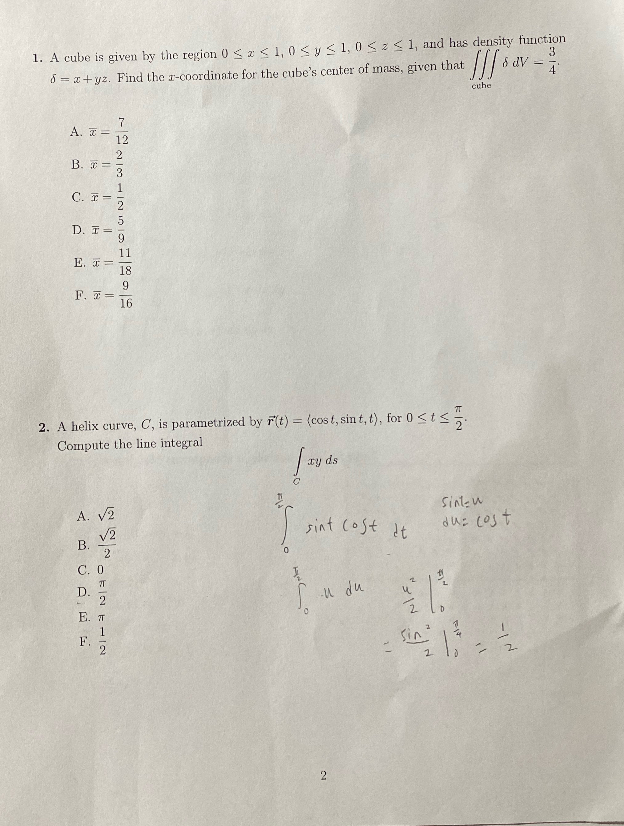  Please provide steps. The answer will be E for the first