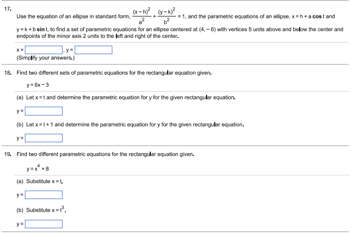 curve if) plane curve. C! plane curve. {:1- parameter 5:} parametric. Ci