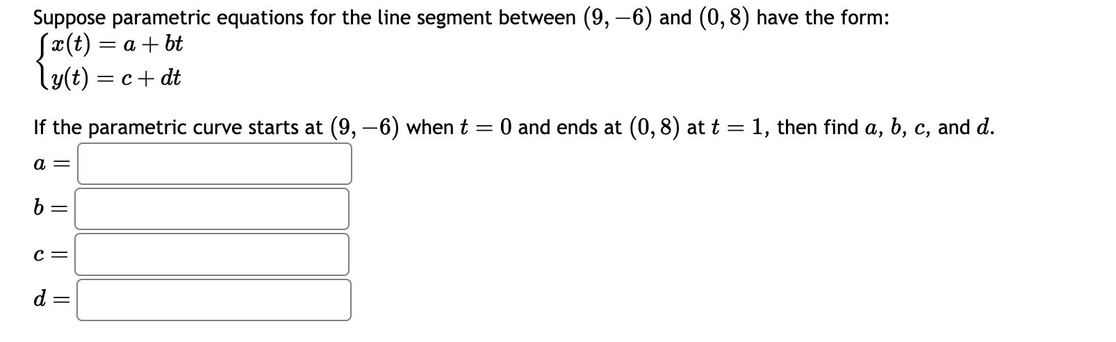 equations where x (t) is written in the form x (t) =