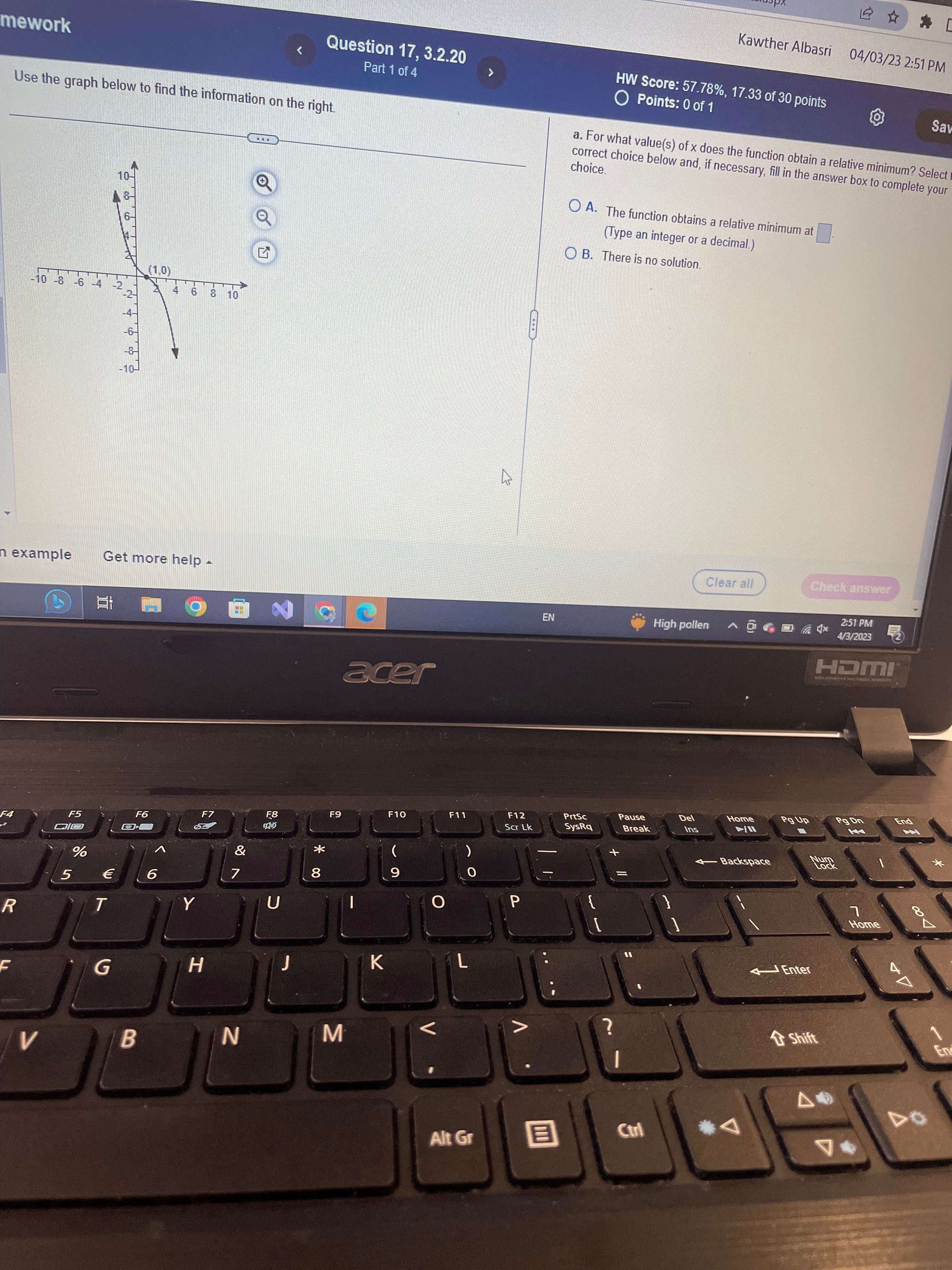 I X= 5 12- 16- an example Get more help - aceKawther