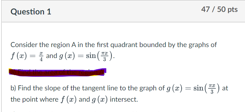 ) and g (@) intersect.Question 2 27K 50 pts Noxious gas is