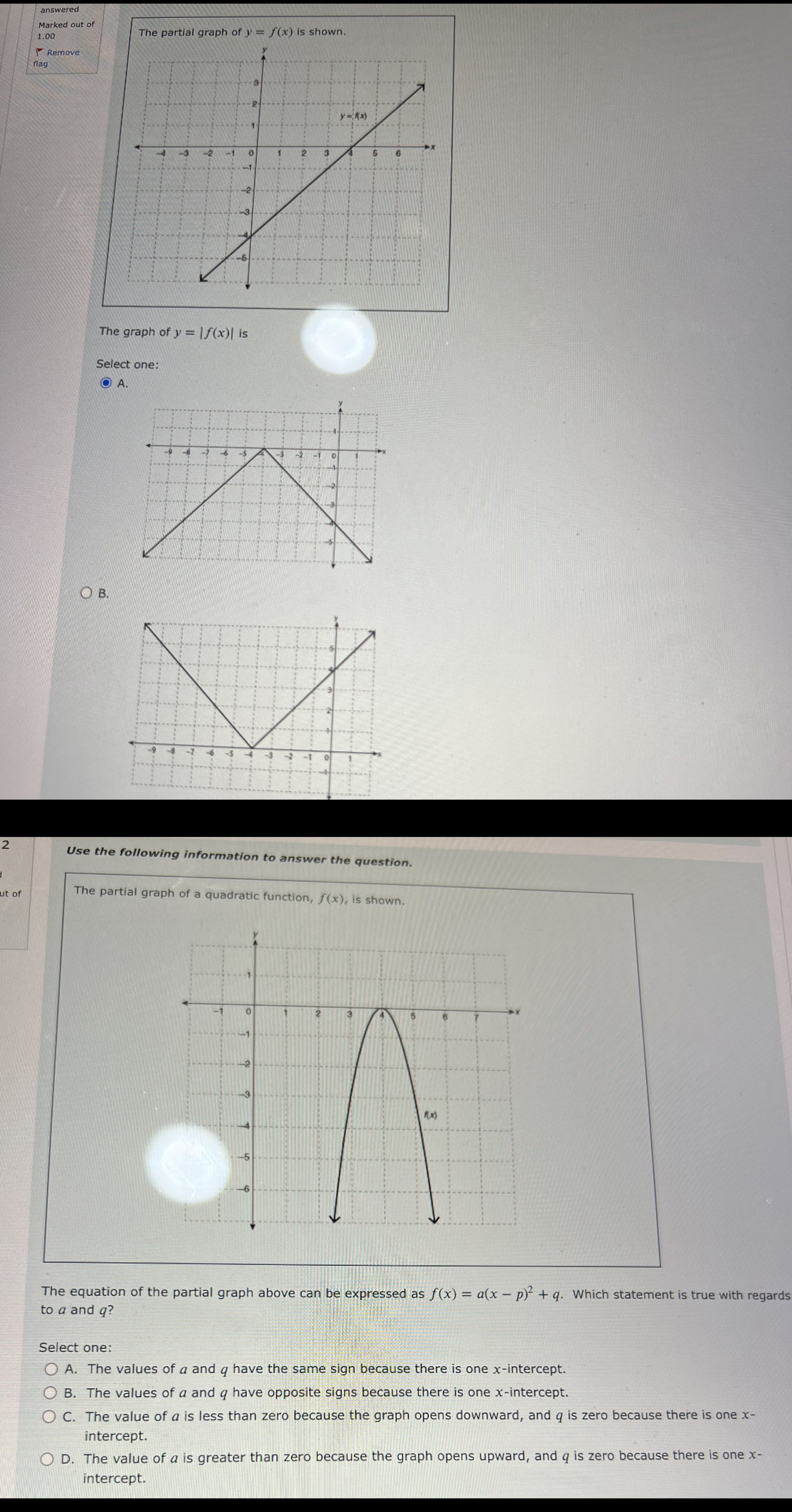  Please answer both questions fast. Also Provide correct graph for number