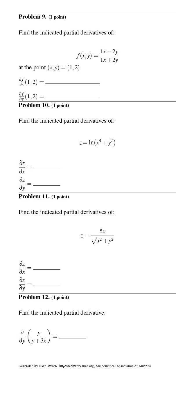 Please help with the questions below. Thanks!! Problem 9. (1 point)