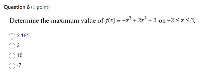 Determine the acceleration of the object at / = 4 s. O