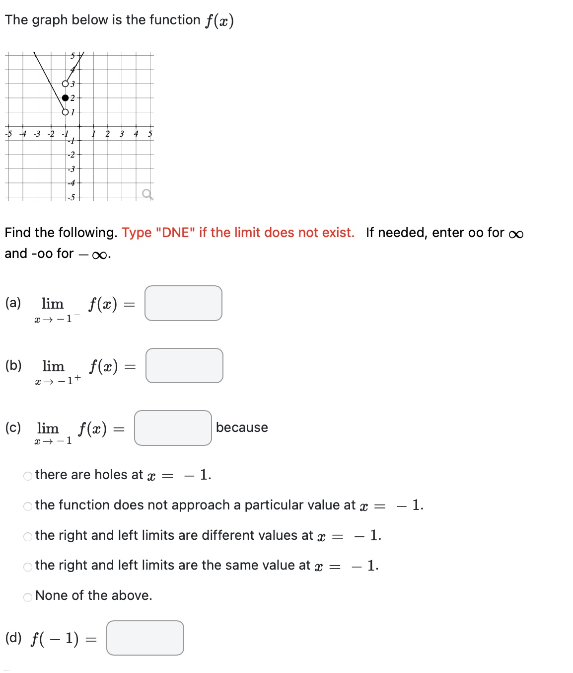 The graph below is the function m) -l5-4-3-2-1 2345 Find the
