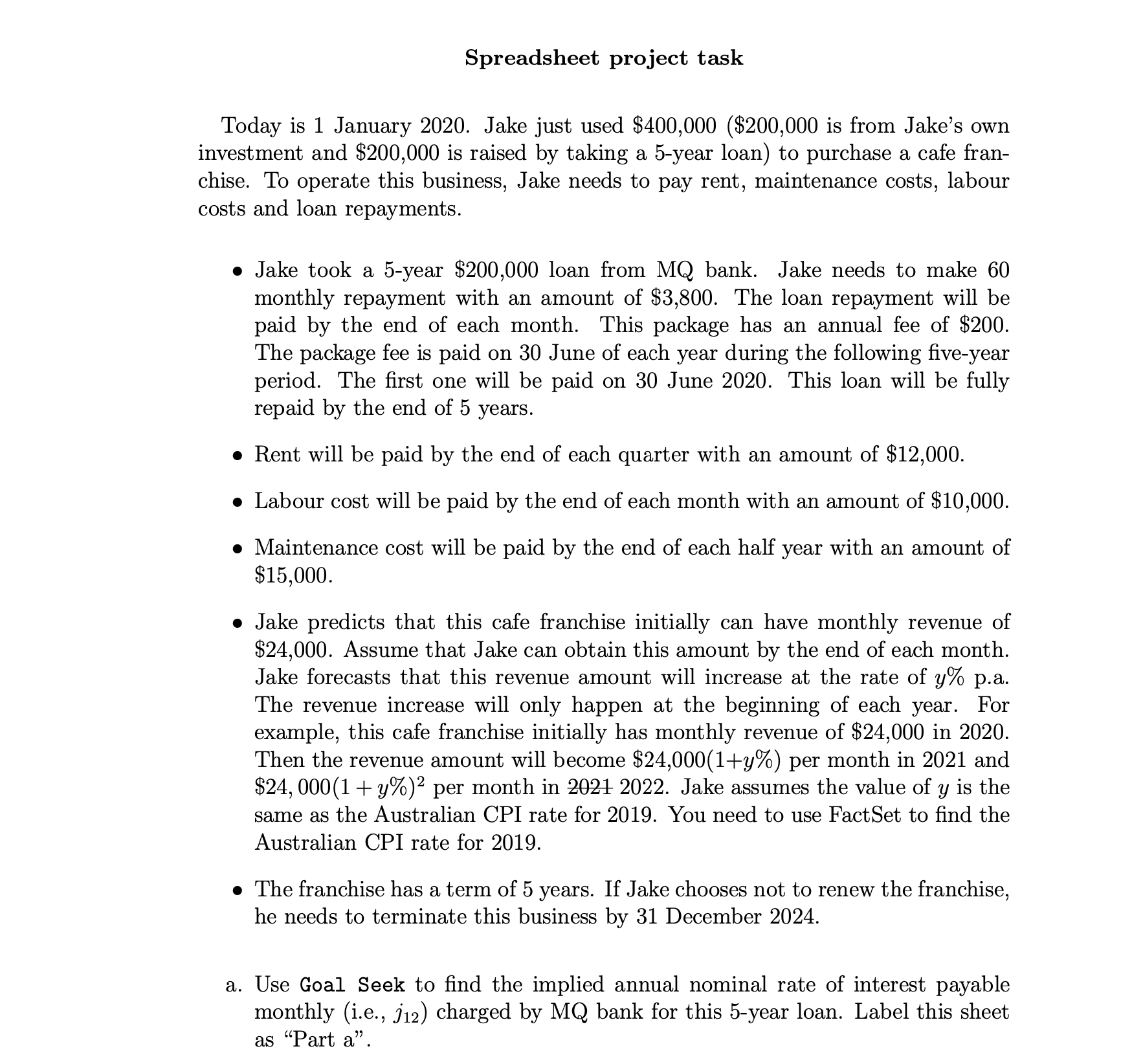  PLease provide your answer with full explanation by using EXCEL and