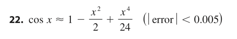 Series Estimation Theorem or Taylor's Formula to estimate the range of values