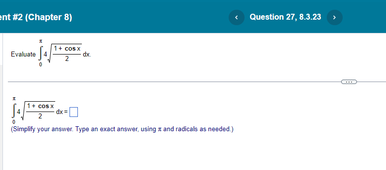 6x 1 - 3x dx 6x e- 3X dx =ent #2 (Chapter