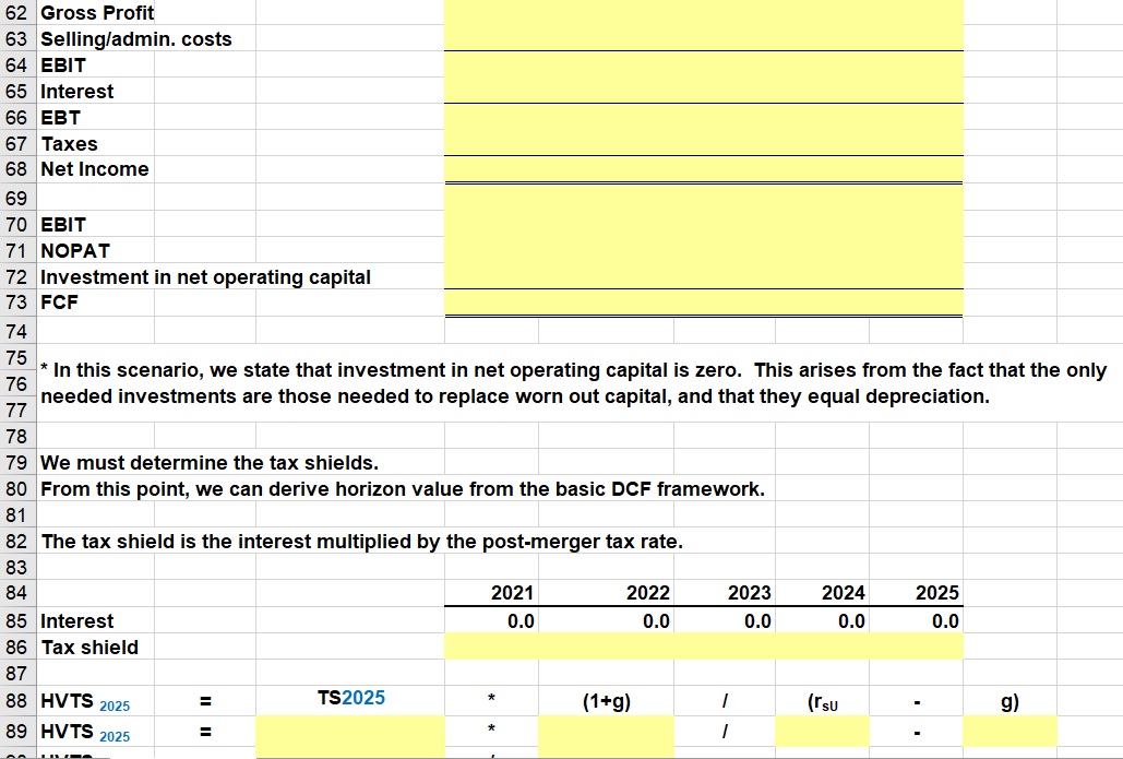 $606 3 Selling and administrative expense 60 70 B0 90' 96 3