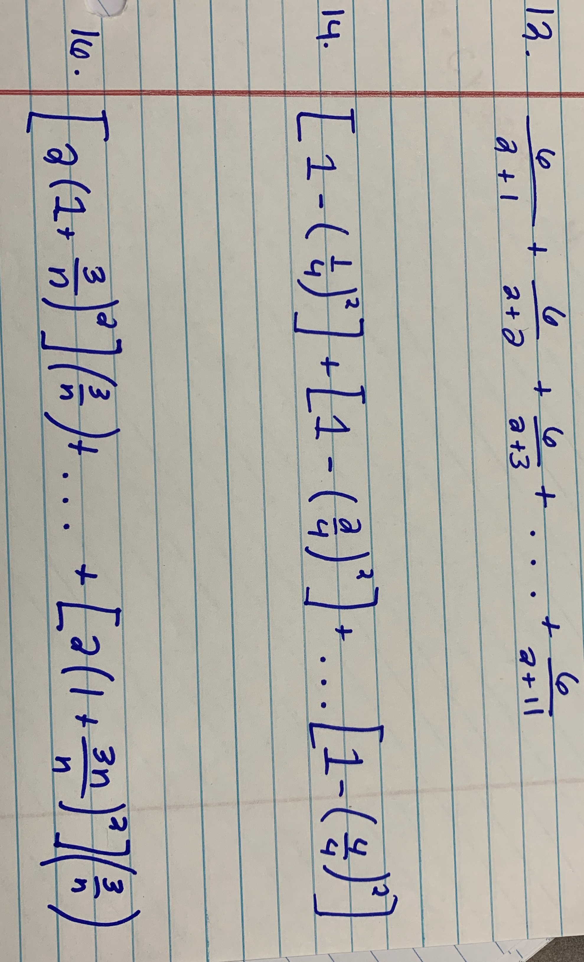  Use sigma notation to write the sum 15 + ete 6