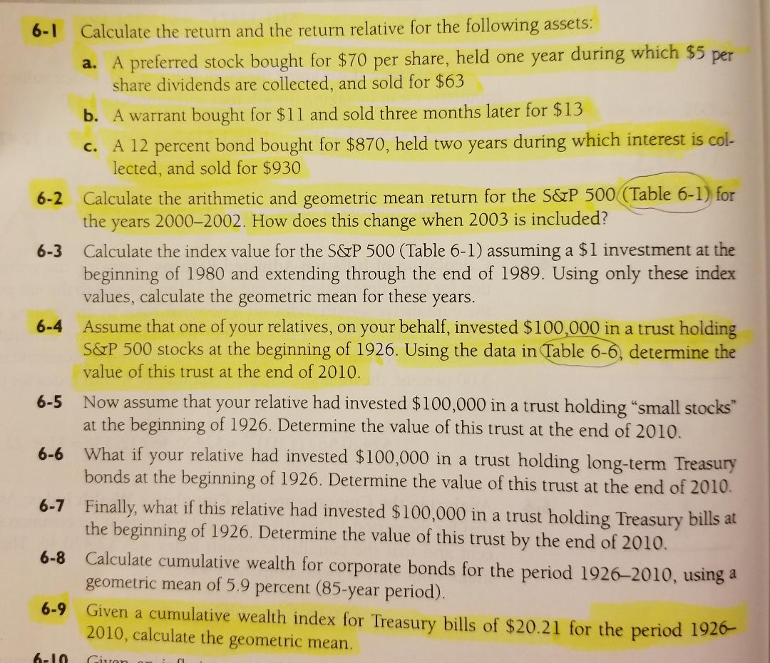 100 years have elapsed. Calculate the cumulative ending wealth per $1 invested