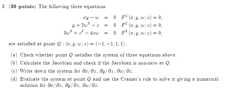 satisfied at point Q : Fl (a) (b) (c) (d) Check whether