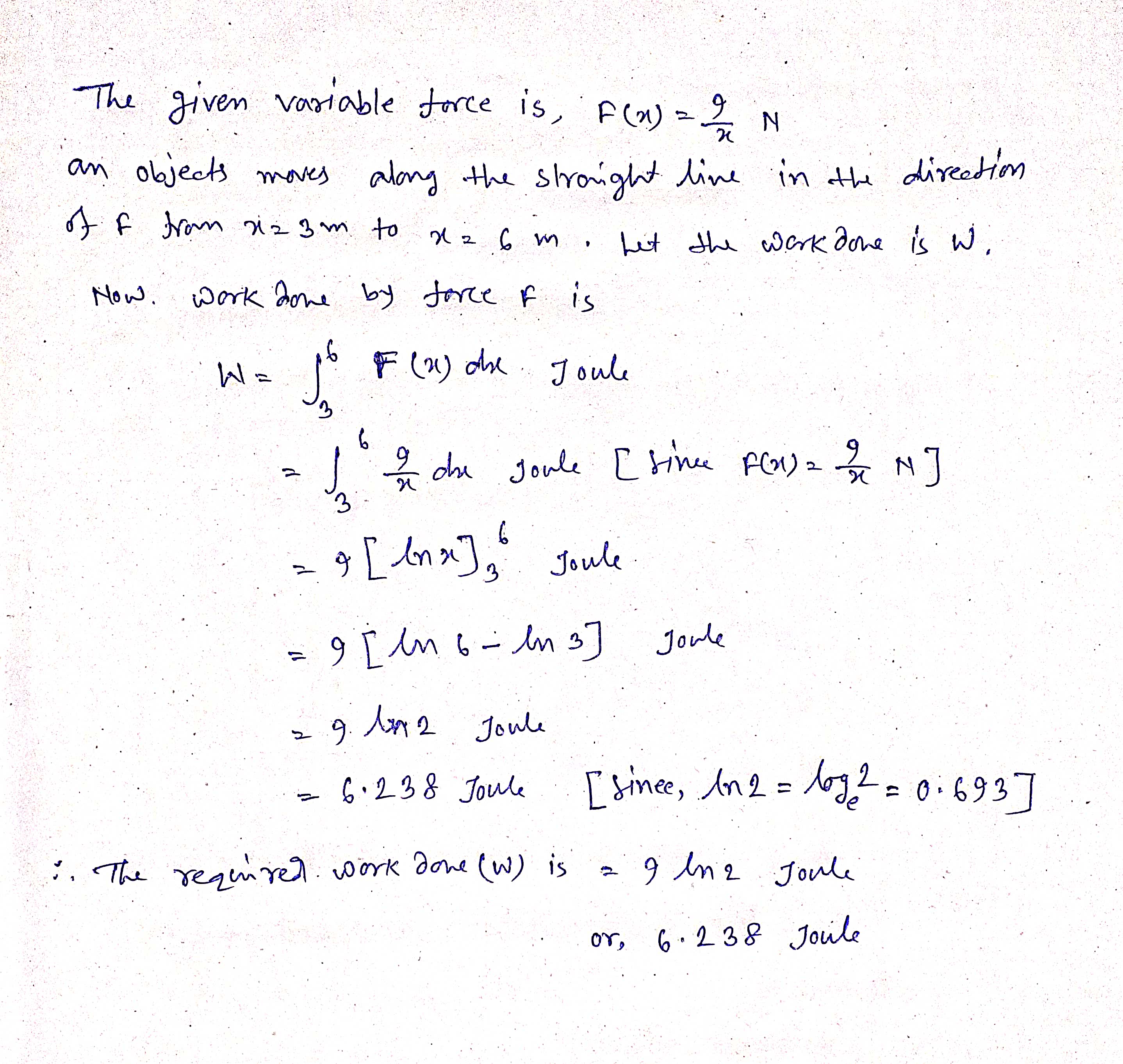 = g N that moves an object along a straight line in