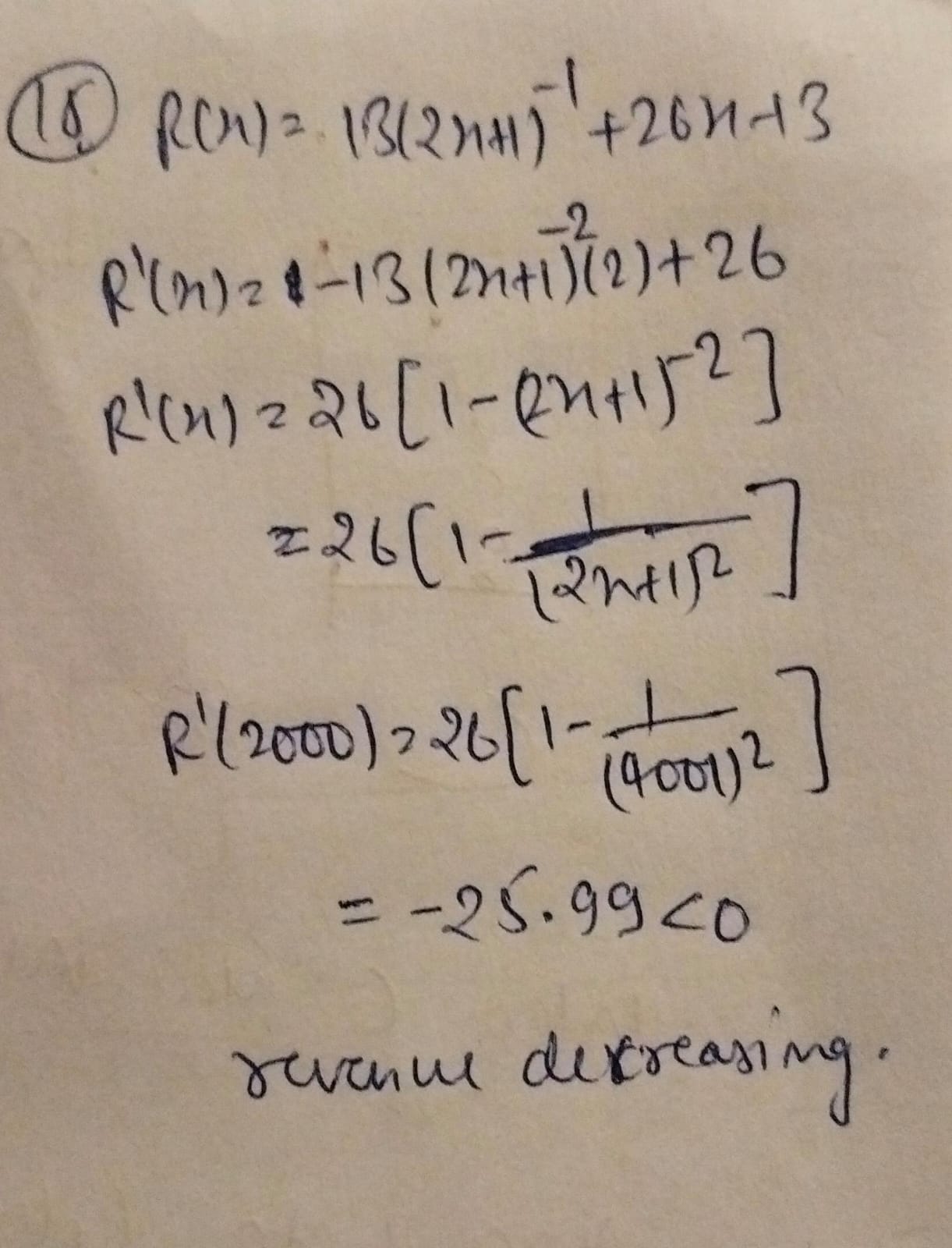 NOTES Differentiate the function. g(x) 3x + 5x + 8)3/4 g' (