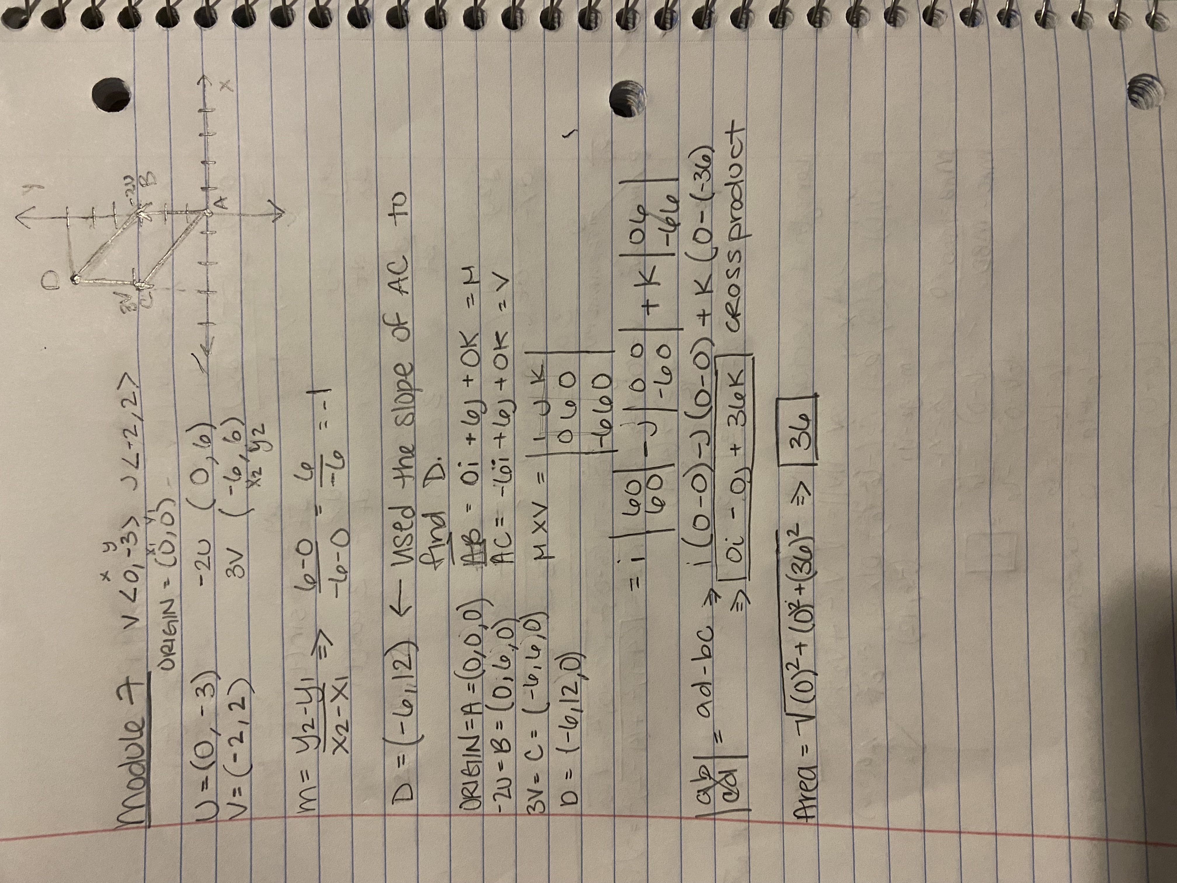 -2u and 3v and determine if the vectors are orthogonal, parallel, or