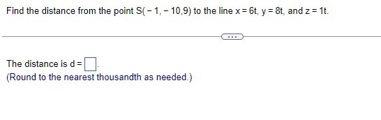 the line segment joining the two points. Use P(0,3,5) as the base
