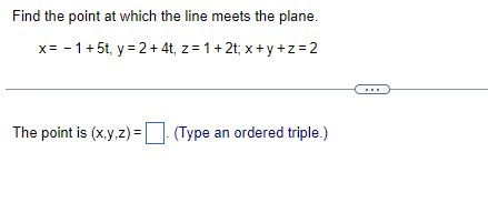 Using a coefficient of 2 for x, the equation for the plane