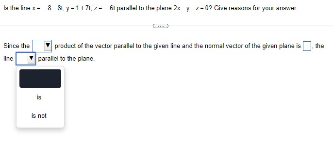 of the lines given below and then find the plane determined by