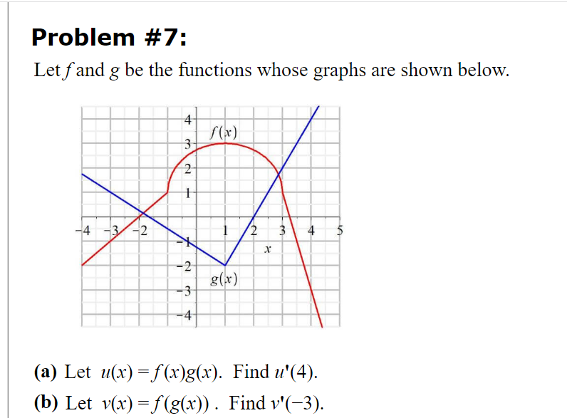 -8 OR - Problem #1. -1 Correct Answer:Problem #7: Let fand g
