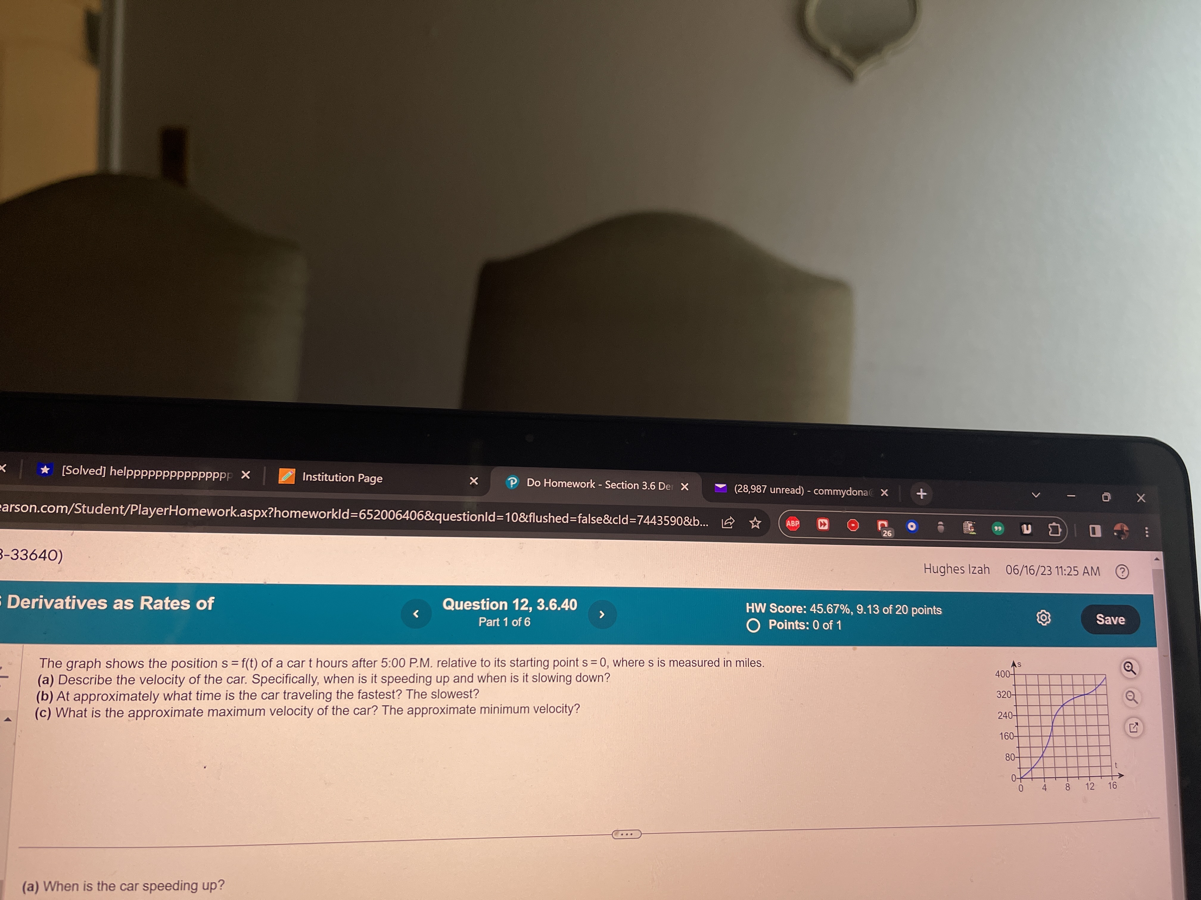  *[Solved] helppppppppppppppp X Institution Page X Do Homework - Section 3.6