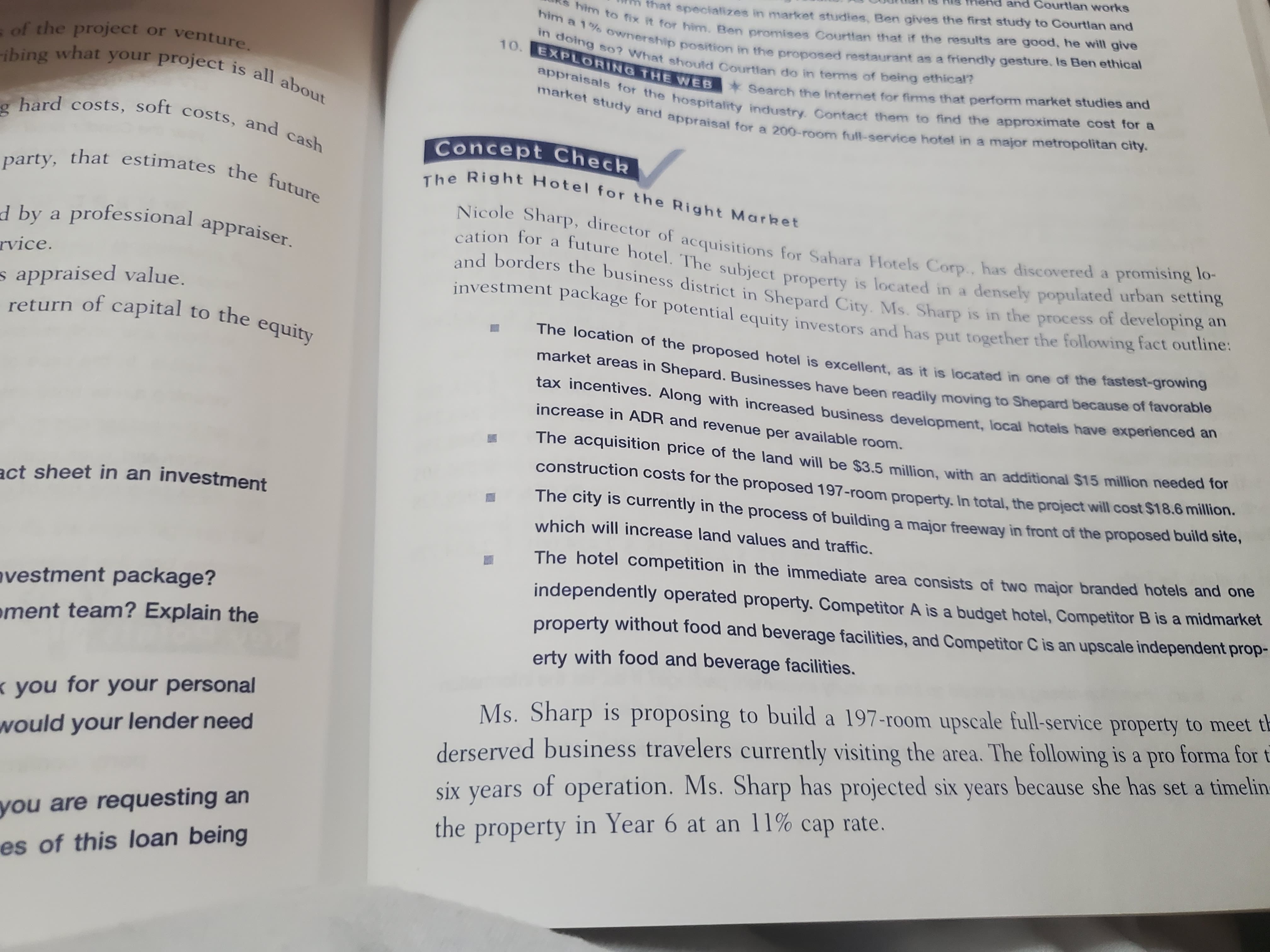 3. for Wo 312 CHAPTER 10 . THE INVESTMENT PACKAGE 4. 6