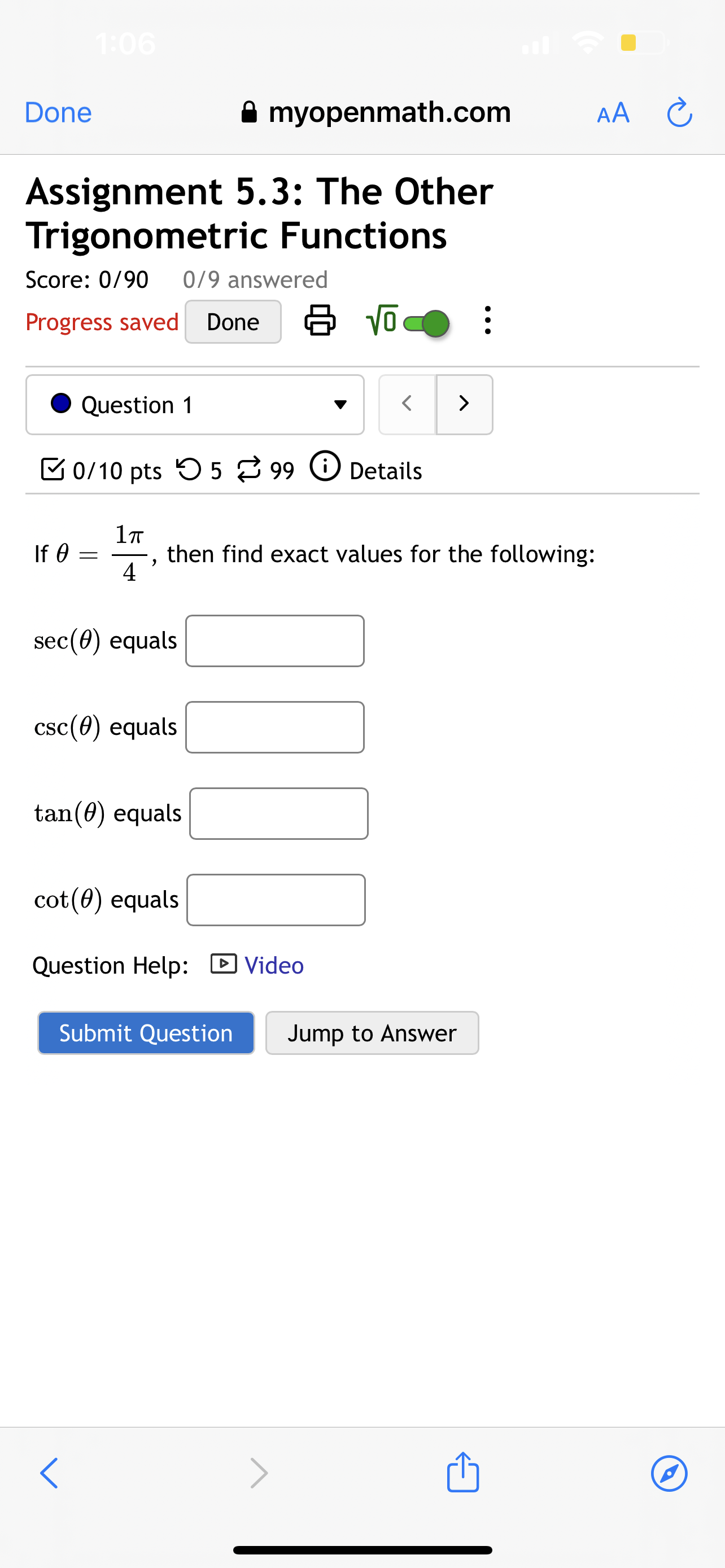 2 v B 0/10 pts '0 5 8 99 6) Details AA