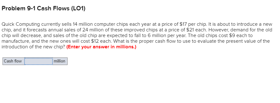 chips each year at a price of $17 per chip. It is