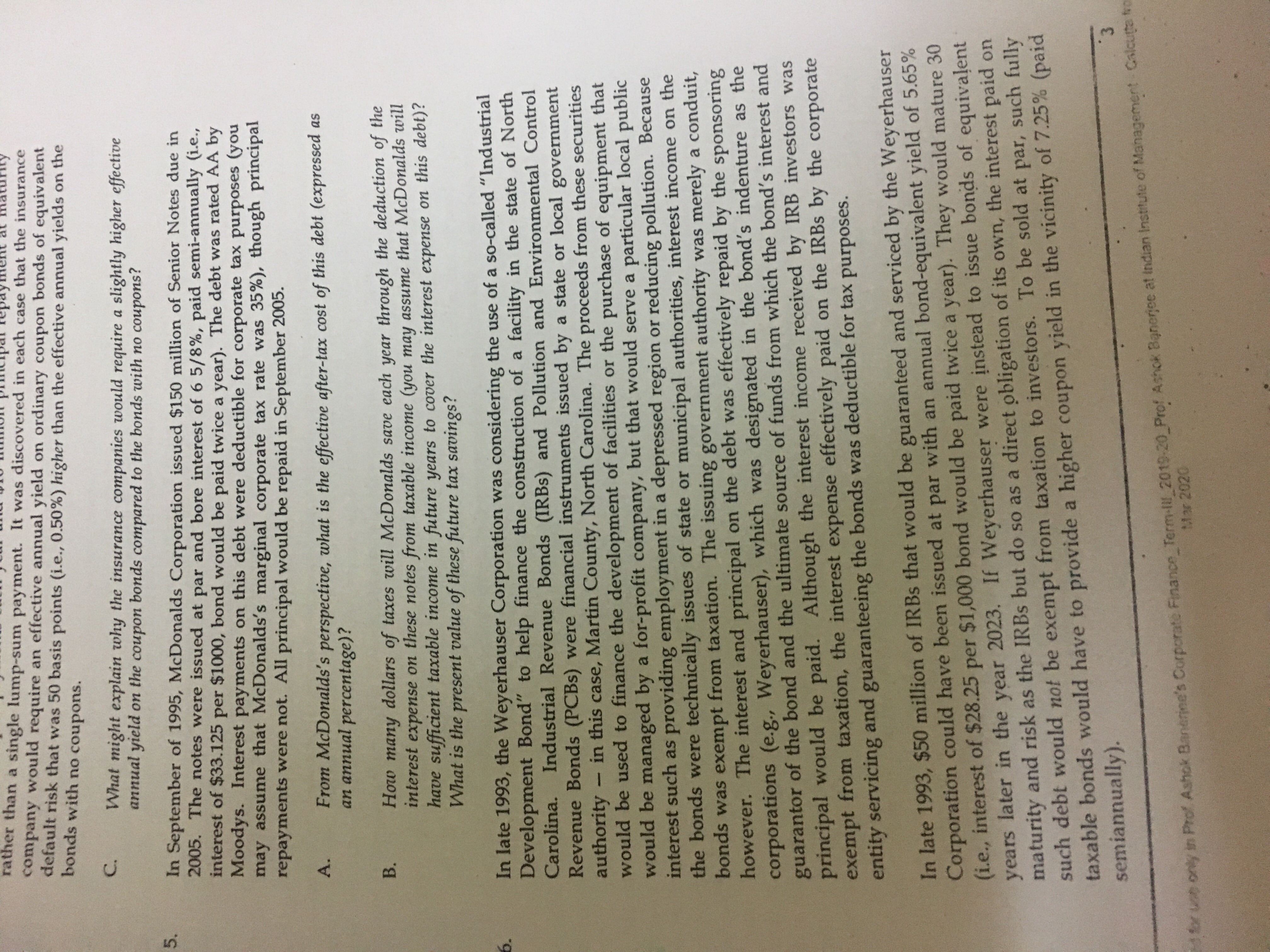 Please solve question 5 and 6 both parts rather than a