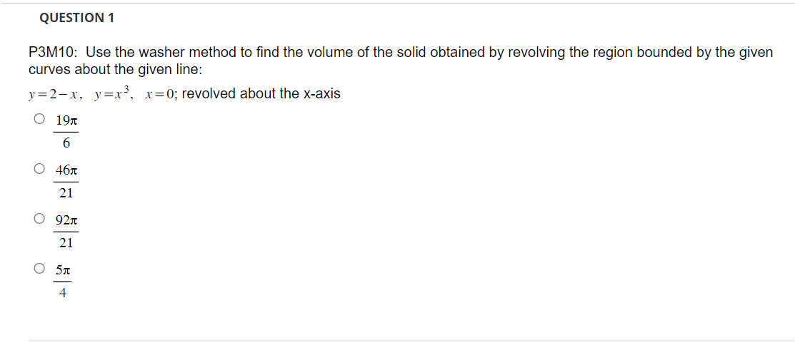 f\\ \fQUESTION 4 P1M3: Find the radius of convergence and interval of