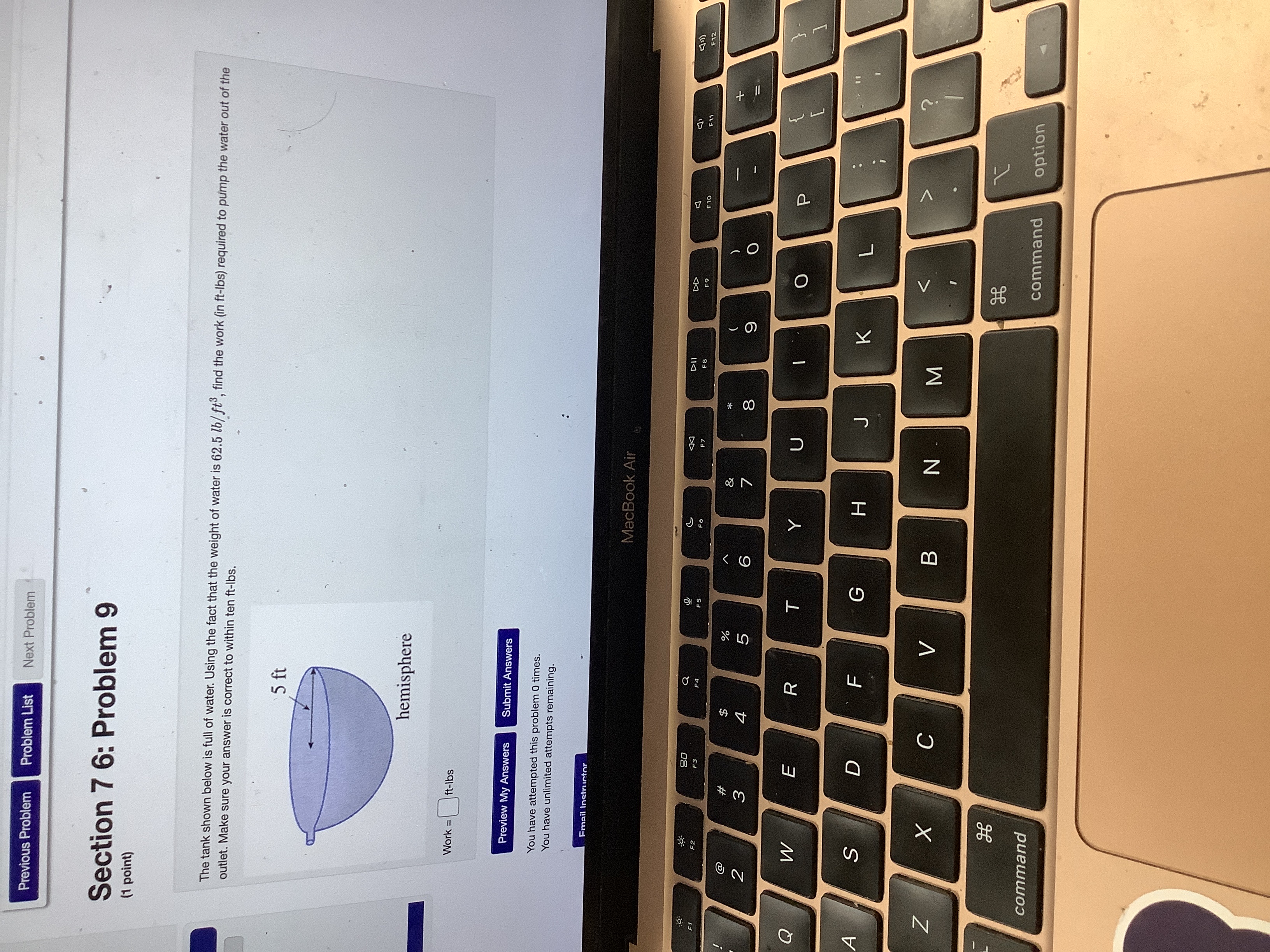  Previous Problem Problem List Next Problem Section 7 6: Problem 9