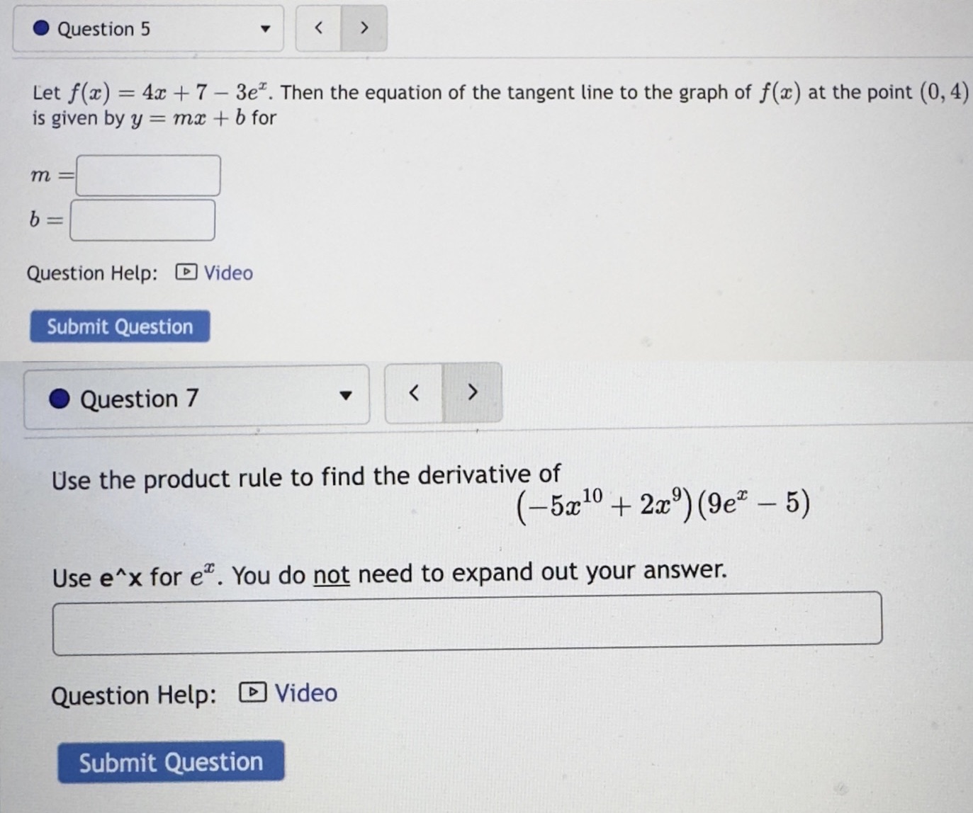 the equation of the tangent line to the graph of f(x) at