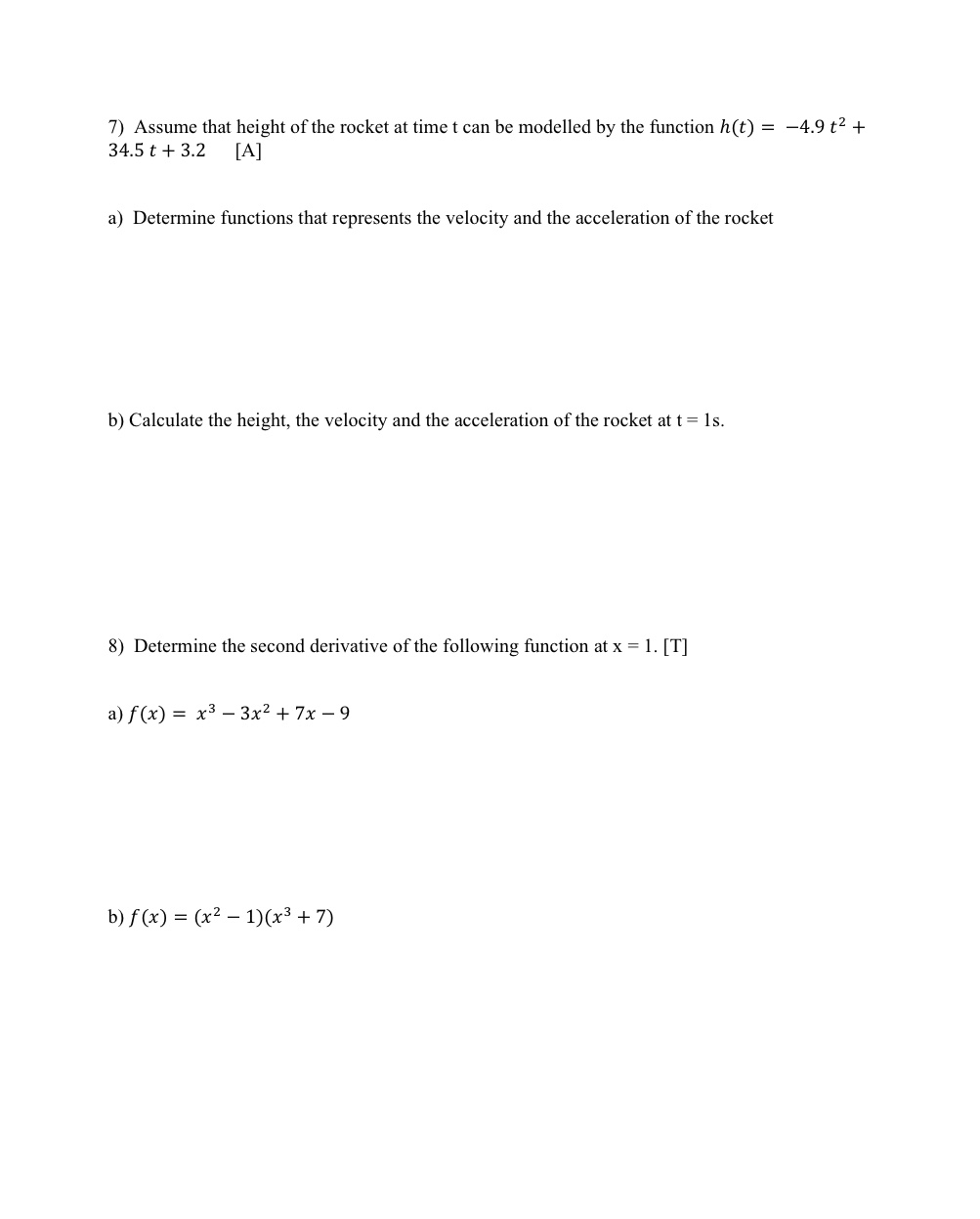 x = a d} The instantaneous rate of change refers to the