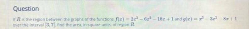 approximate sin(x ) dr.Question if R is the region between the graphs