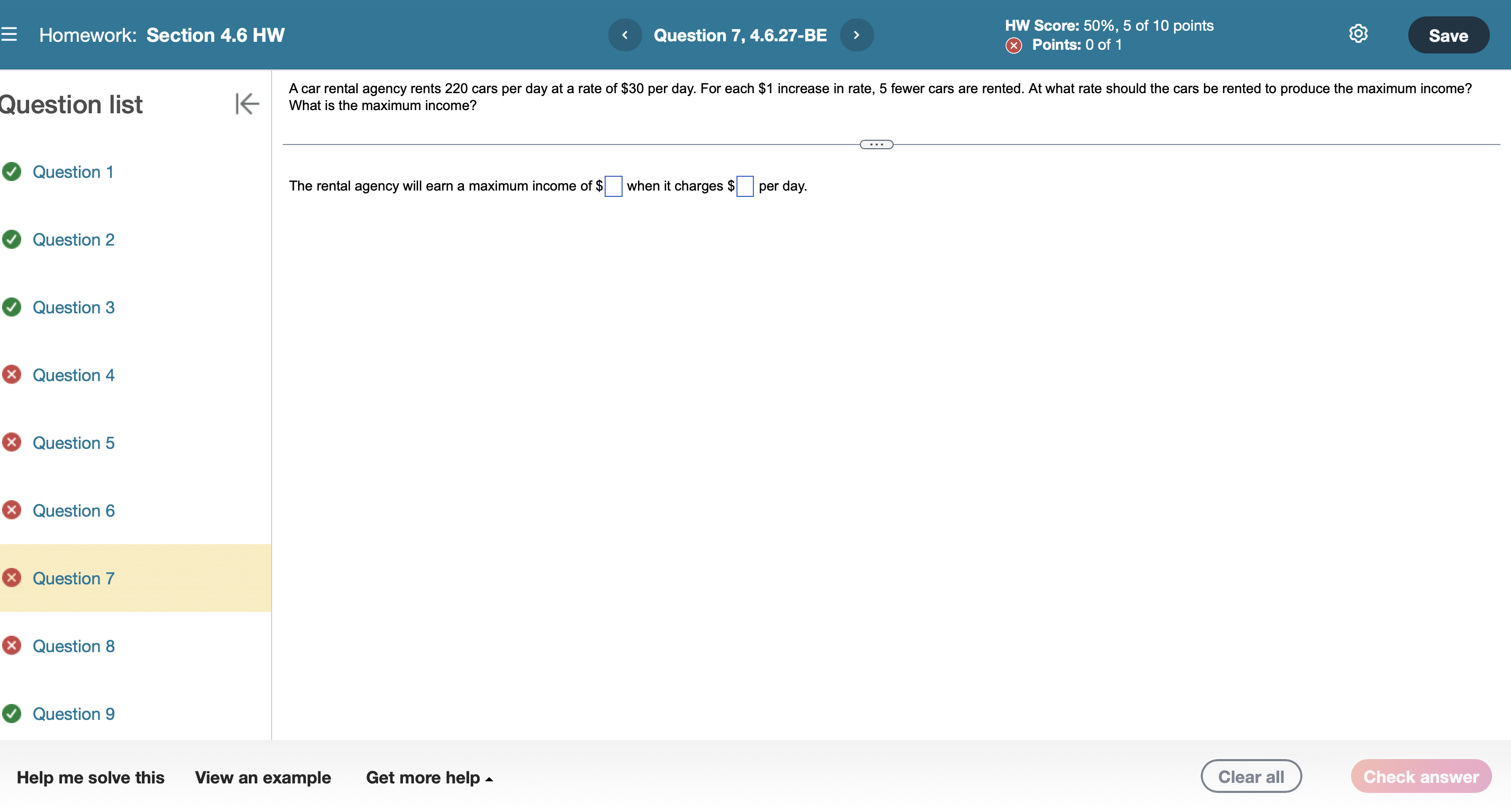 a price of $ 250'. 0 Ques'on 2 (Round to the nearest