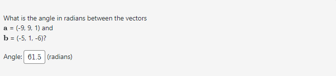 lal lb ) Now a. b = ( - 9, 9, 1