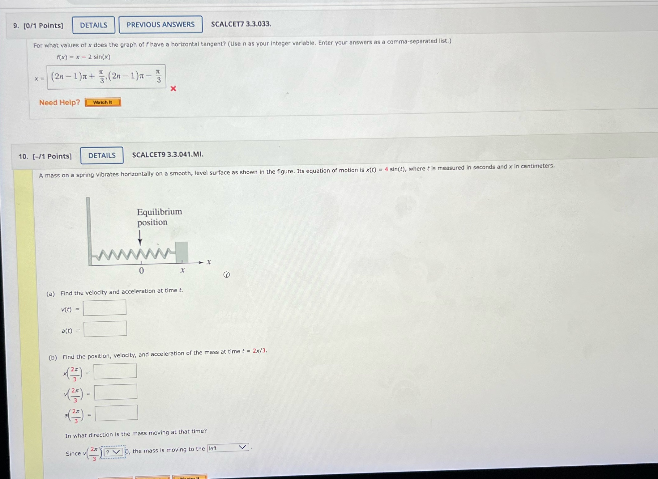 Don't know how to do 9 and 10. Please help! 9.