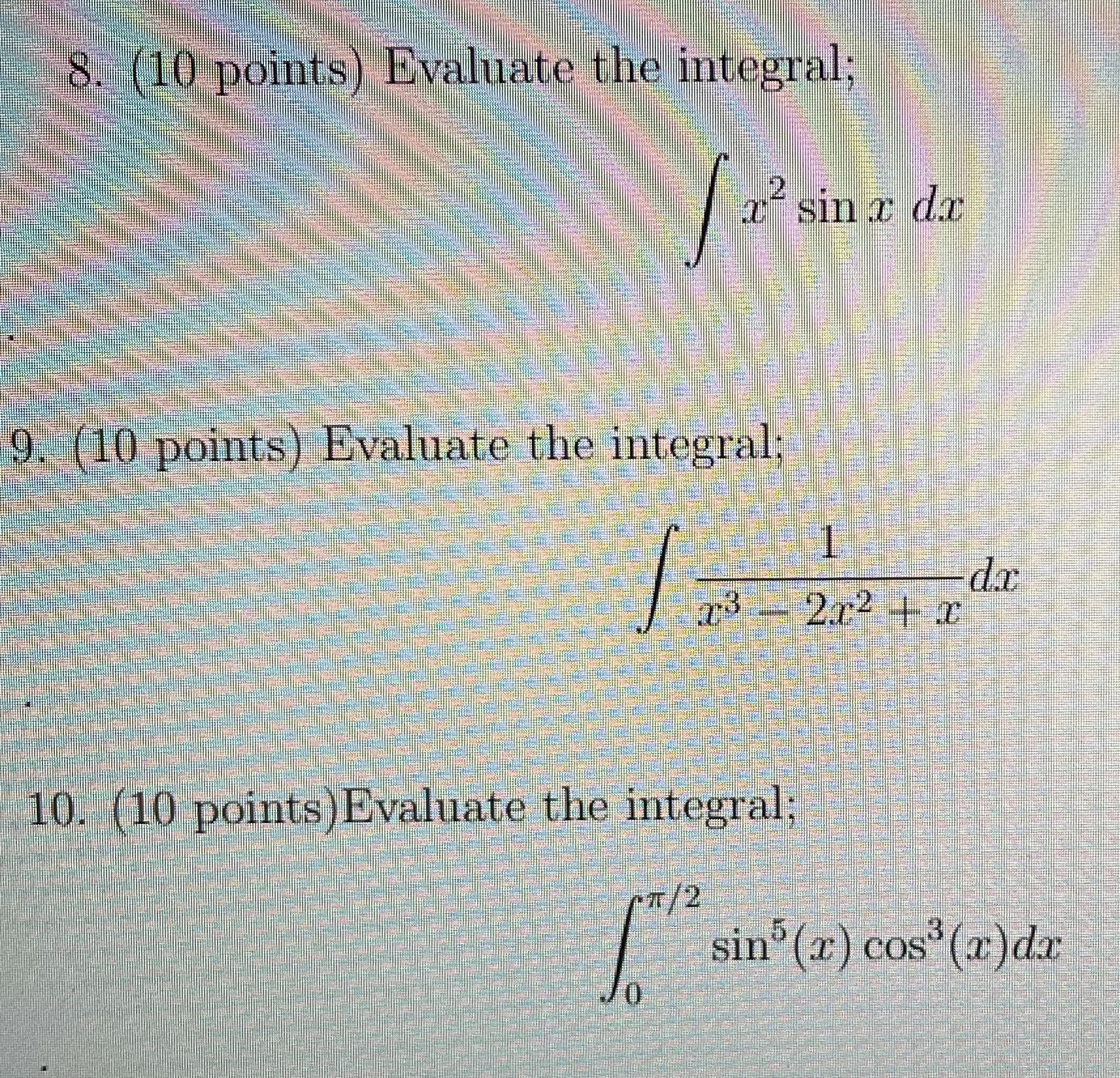 sequence is convergent or divergent; 2. (10 points) Use the alternating series