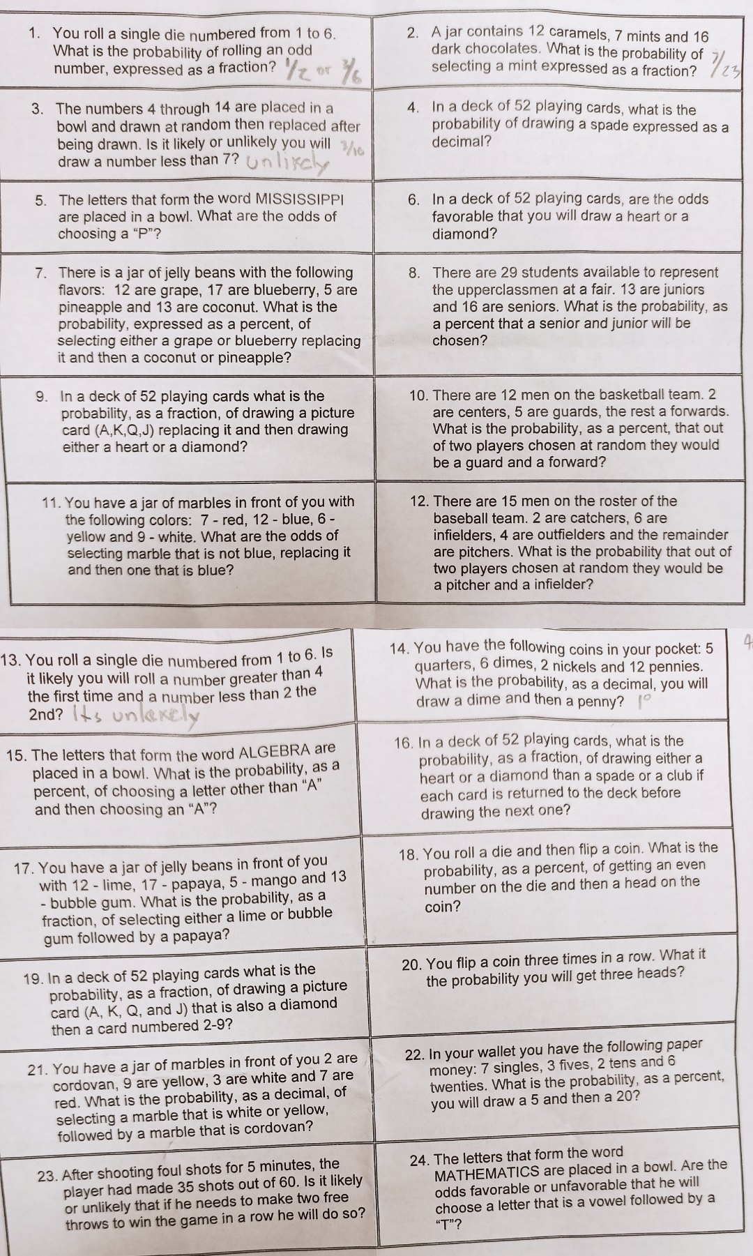  Answer each question properly. Give each explanation. EAT __7 1. You