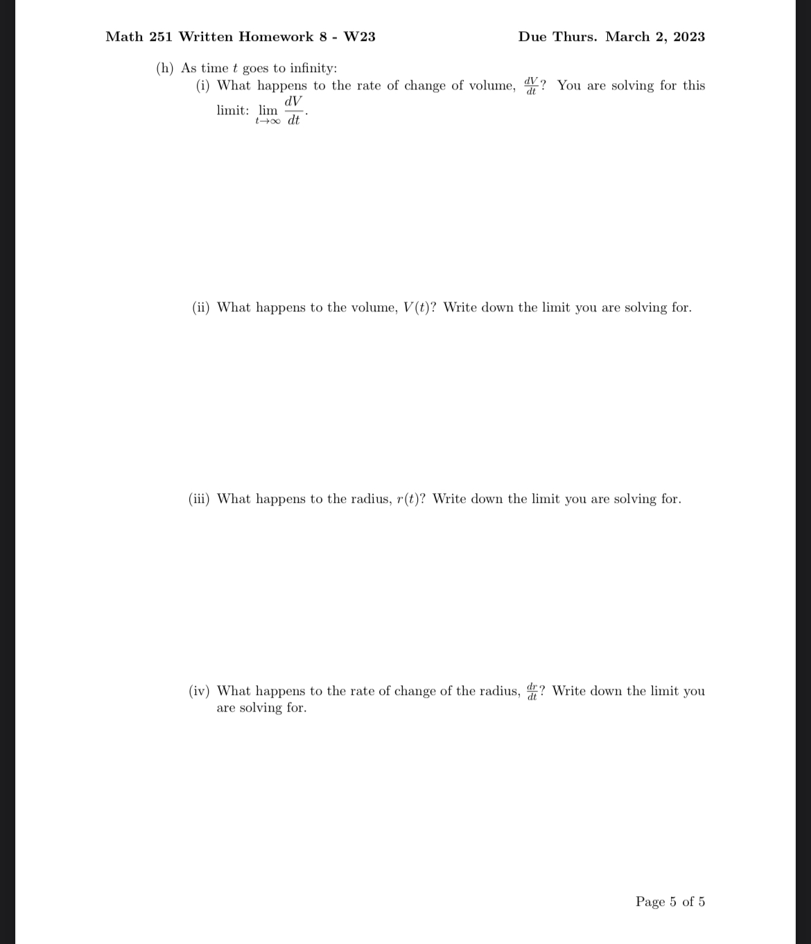 statement.) (b) The radius of the scoop, r(t), in centimeters, is also