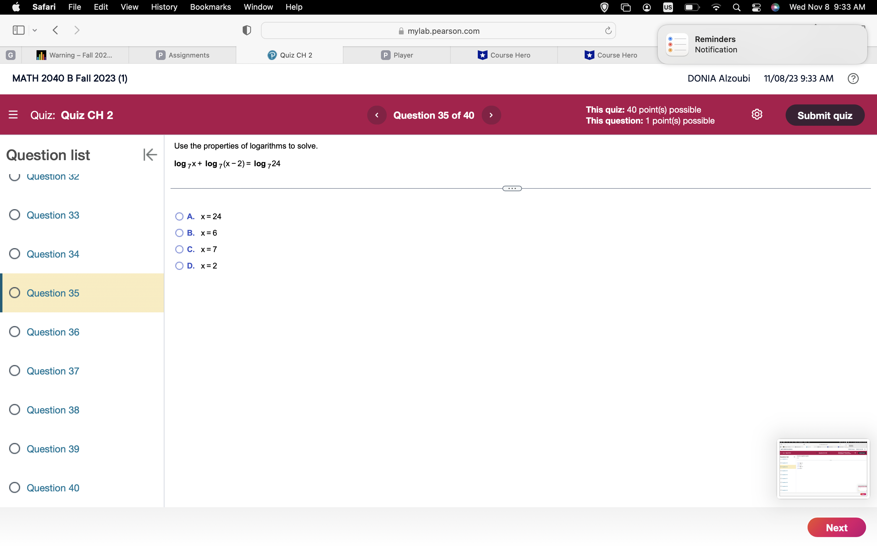 how long will it take for it to grow to $6,000, assuming