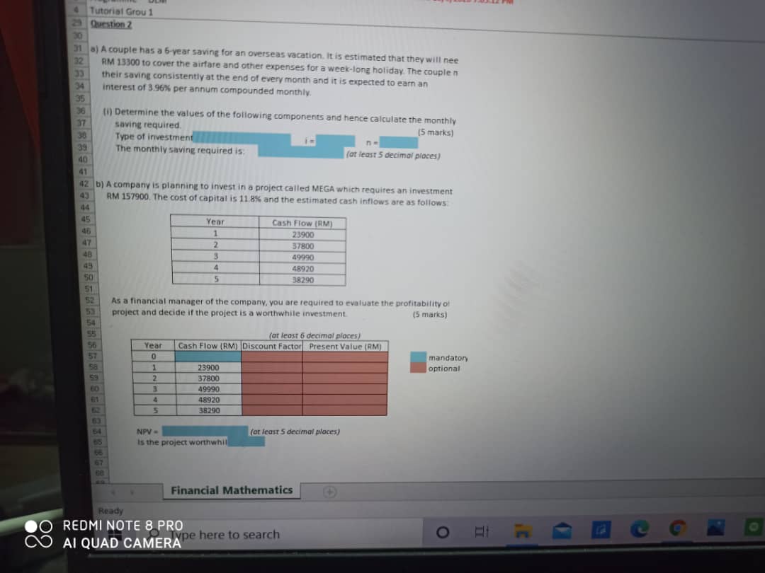  Tutorial Grou 1 Question 2 30 31 8) A couple has