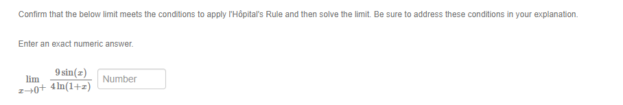 Rule. Enter an exact numeric value. tan (31) lim Number T.(a) Estimate