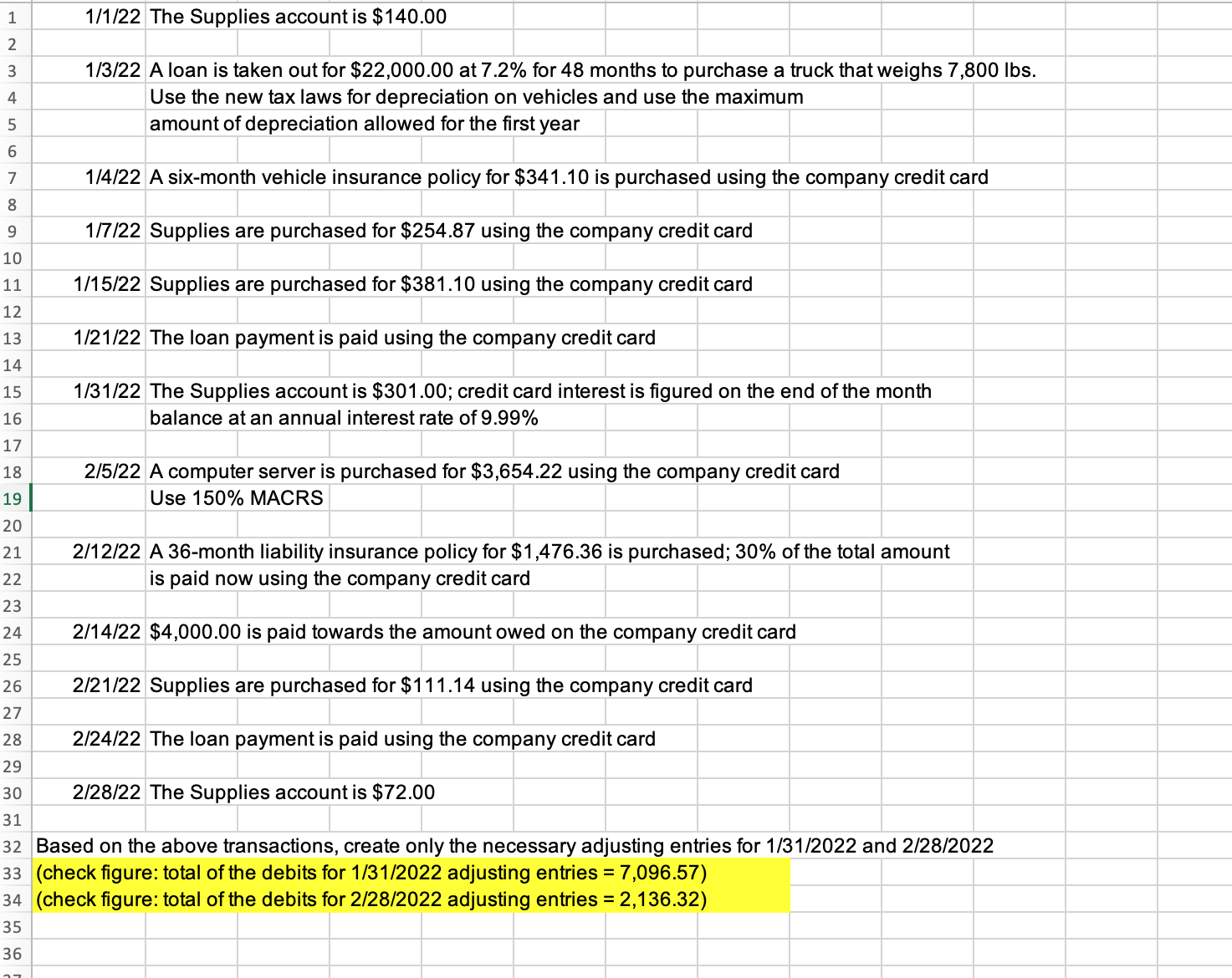 taken out for $ 22 , 000.00 at 7.2 % for 48