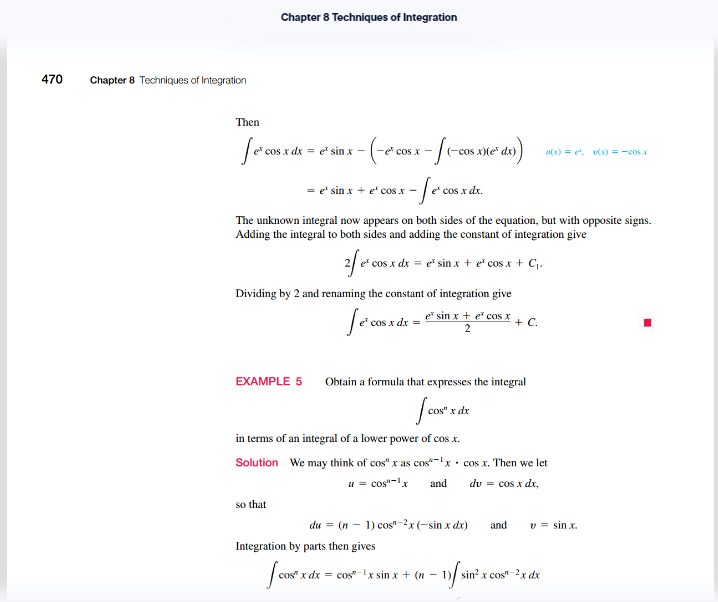 a product of powers of sines and cosines when one of the