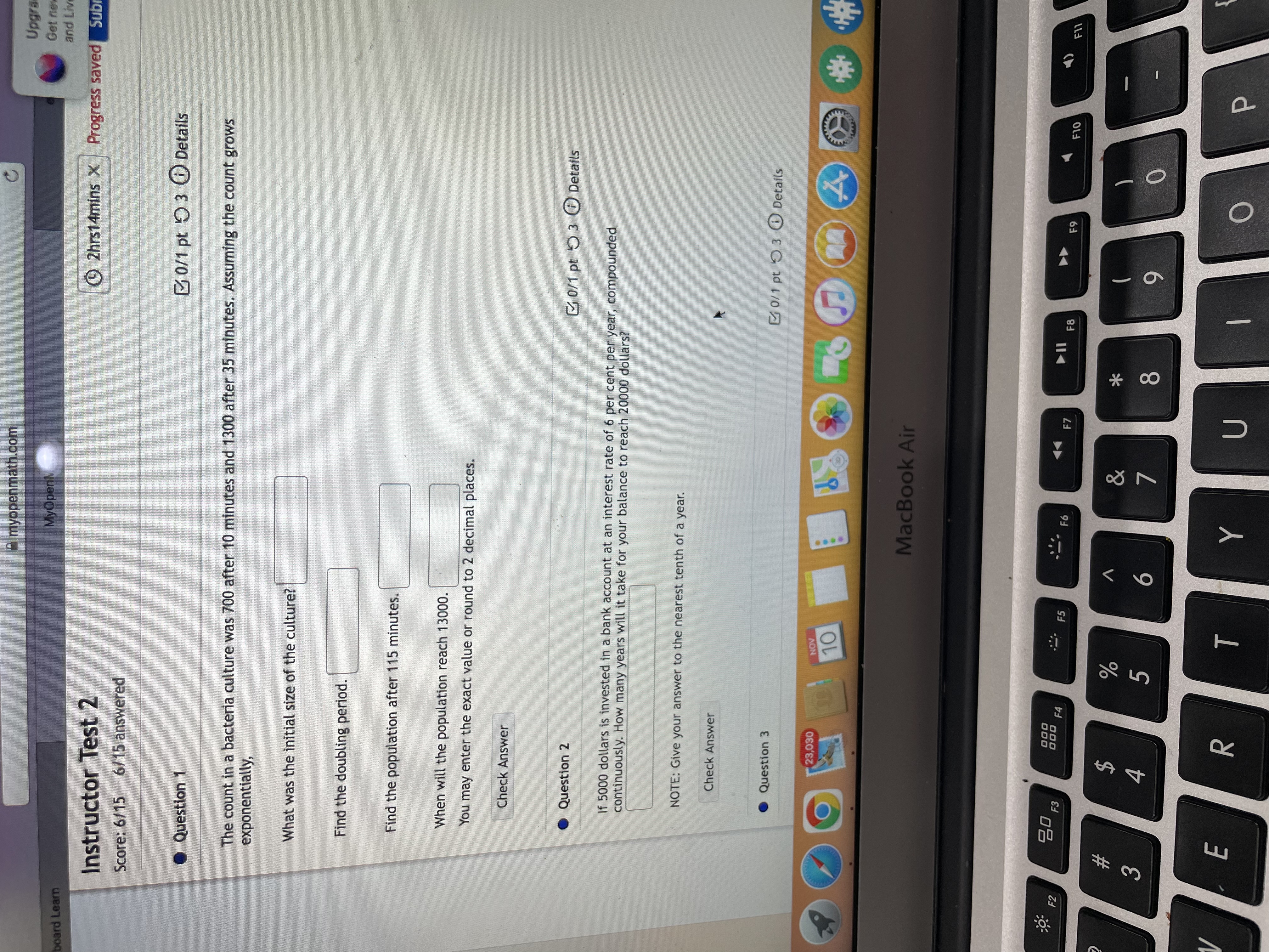 myopenmath.com Upgra MyOpen Get ne board Learn and Liv Instructor Test