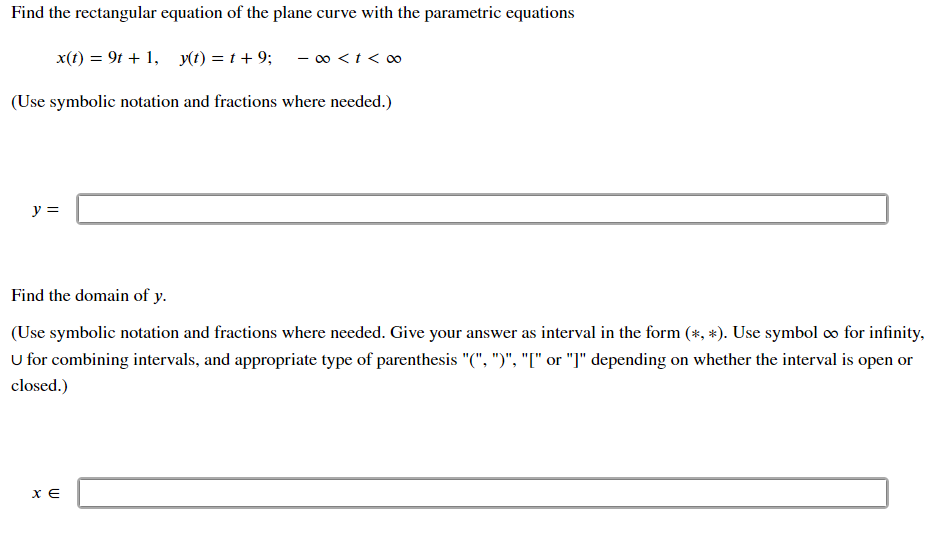  I need help on these 4 math problems: Find the rectangular